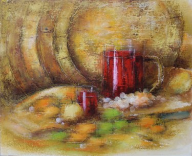 Painting titled "Mug" by Bojkan Radovic, Original Artwork, Oil