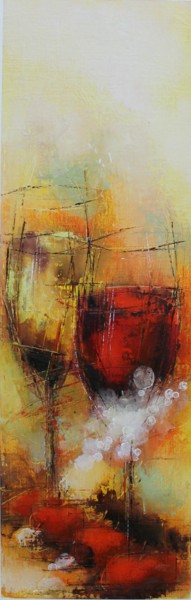 Peinture intitulée "Cheers" par Bojkan Radovic, Œuvre d'art originale, Huile