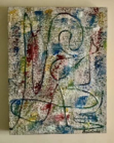 Ζωγραφική με τίτλο "SOUND OF THE MUSIC" από Boladale Ige (Boladaleart), Αυθεντικά έργα τέχνης, Ακρυλικό Τοποθετήθηκε στο Ξύλ…