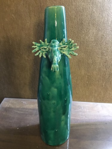 Sculpture titled "Vase Elan" by Nicole Boldo, Original Artwork, Ceramics