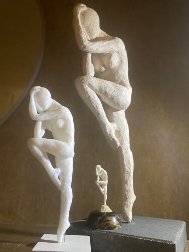 Sculpture intitulée "Equilibre" par Nicole Boldo, Œuvre d'art originale, Céramique