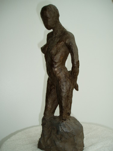 Sculpture intitulée "DIS MOI OUI" par Nicole Boldo, Œuvre d'art originale, Terre cuite