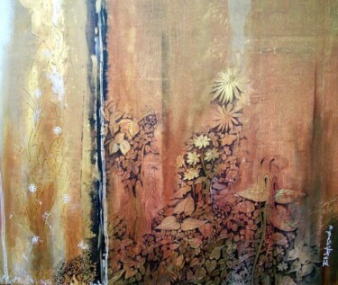 Painting titled "NATURE-3" by Bolgum Nagesh Goud, Original Artwork