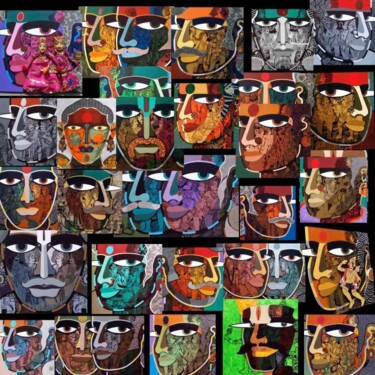 Malerei mit dem Titel "my recent paintings" von Bolgum Nagesh Goud, Original-Kunstwerk