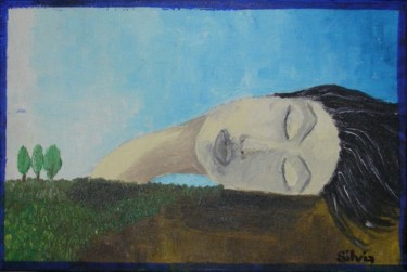 Painting titled "sogno" by Silvia Bolognini, Original Artwork, Oil