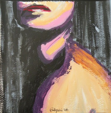 Pittura intitolato "Silenzio" da Silvia Bolognini, Opera d'arte originale, Olio
