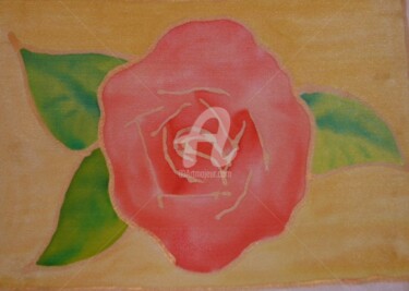 Pintura intitulada "Rose Renoir" por Bolonie Shuhaibar, Obras de arte originais, Outro