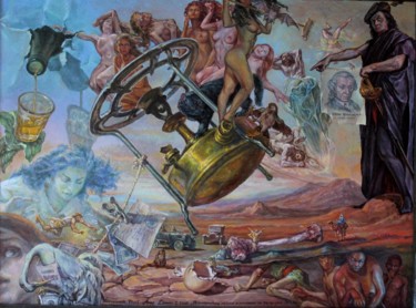 Peinture intitulée "Messir" par Aleksandr Botvinov, Œuvre d'art originale