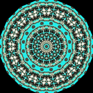 Цифровое искусство под названием "Mandala №1" - Андрей Бондаренко, Подлинное произведение искусства, Акрил