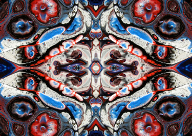 Arts numériques intitulée "Synergy of Pigments…" par Andrei Bondarenko, Œuvre d'art originale, Acrylique