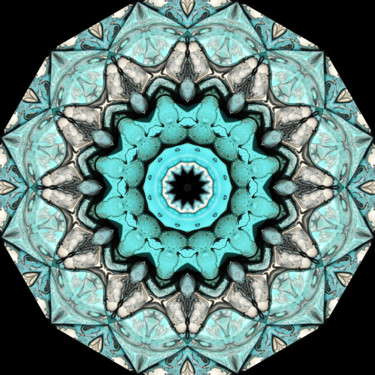 Digitale Kunst mit dem Titel "Mandala №7" von Andrei Bondarenko, Original-Kunstwerk, Acryl