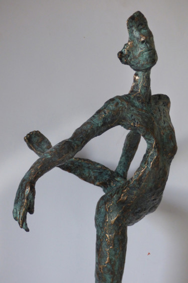 Sculpture intitulée "attitude-bronze.jpg" par Line Bonnef, Œuvre d'art originale
