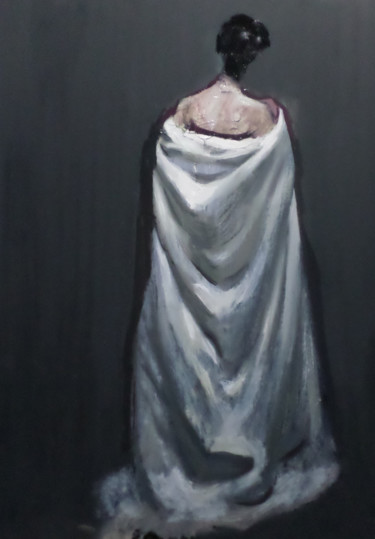 Pintura titulada "nero" por Angelo Bordiga, Obra de arte original, Oleo