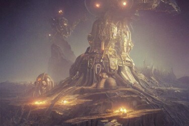 Цифровое искусство под названием "Production planetar…" - Борис Тетюшин, Подлинное произведение искусства, Цифровая живопись