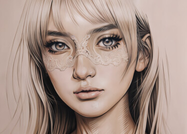 Картина под названием "Illu woman" - Борис Тетюшин, Подлинное произведение искусства, 2D Цифровая Работа
