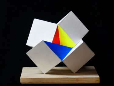 雕塑 标题为“5 éléments .2” 由Pascal Borgo, 原创艺术品, 木