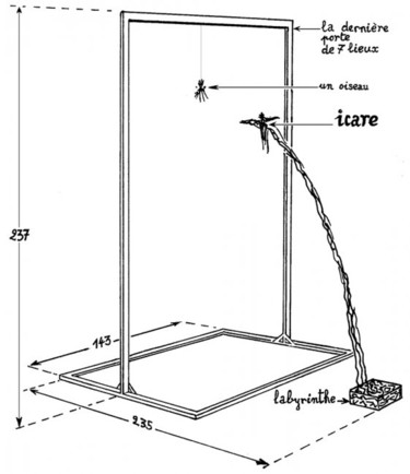 Sculpture intitulée "Icare - 02007" par Pascal Borgo, Œuvre d'art originale, Métaux