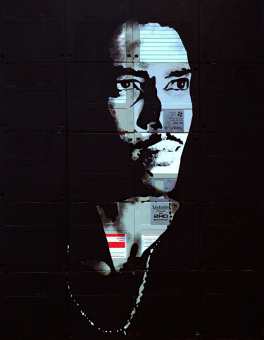 Картина под названием "Man portrait #2" - Boriani 2.0, Подлинное произведение искусства, Акрил