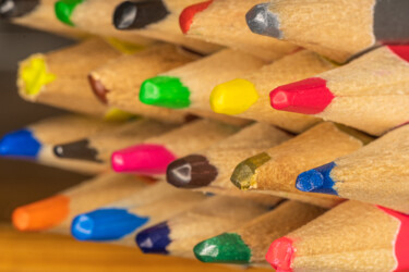 Fotografia zatytułowany „pencils” autorstwa Boris Belkania, Oryginalna praca, Fotografia cyfrowa