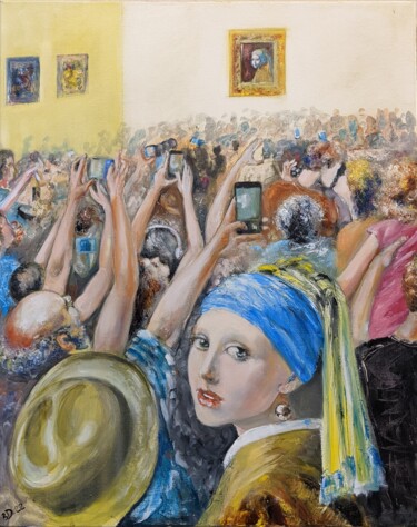 Pittura intitolato "Beauty is among us" da Boris Deriy (Border), Opera d'arte originale, Olio
