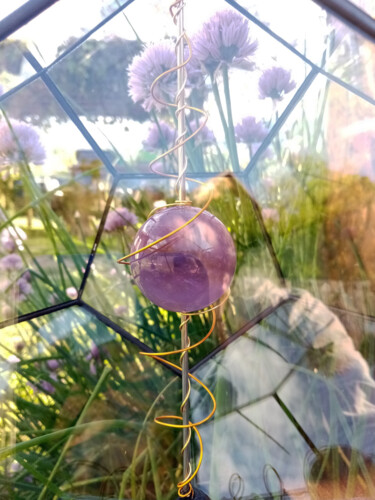 Sculptuur getiteld "dodécaèdre de verre…" door Boris Devouassoud (ArtiZiom), Origineel Kunstwerk, Glas