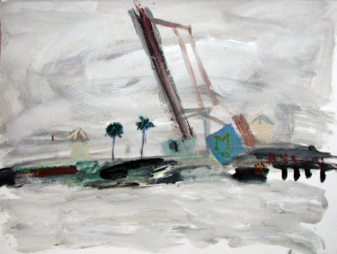 Painting titled "tampa-bridge.jpg" by Boris Kawliche, Original Artwork