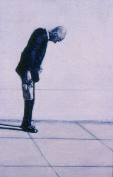 Painting titled "old-man.jpg" by Boris Kawliche, Original Artwork