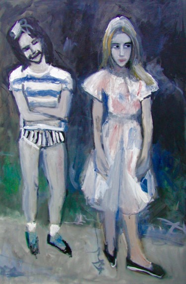 Painting titled "adolescents.jpg" by Boris Kawliche, Original Artwork