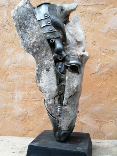 Sculpture intitulée "horse head" par Boris Sarikov, Œuvre d'art originale, Pierre