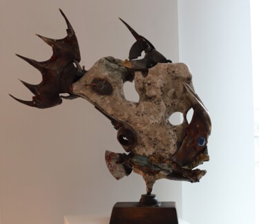 雕塑 标题为“"Piranha"” 由Boris Sarikov, 原创艺术品, 石
