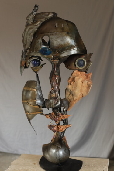 Skulptur mit dem Titel ""Dreams"" von Boris Sarikov, Original-Kunstwerk, Metalle
