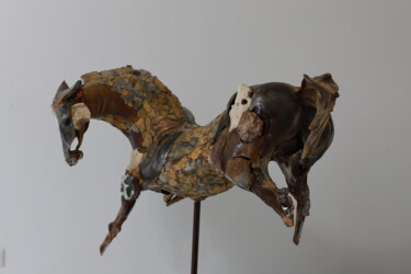 Skulptur mit dem Titel "" Stone horse I"" von Boris Sarikov, Original-Kunstwerk, Stein