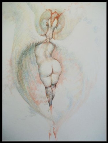 Drawing titled "Angel" by Boris Tupeiko, Original Artwork