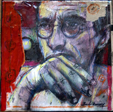 Peinture intitulée "Jean-Pierre" par Boris Barbey, Œuvre d'art originale, Acrylique