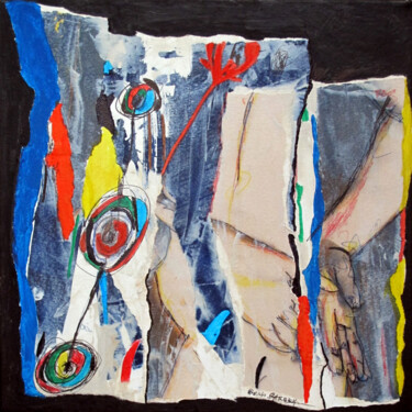 Peinture intitulée "La Main baladeuse" par Boris Barbey, Œuvre d'art originale, Acrylique