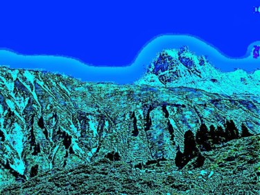 Arts numériques intitulée "Rêve alpin n° 042" par Boris Ghendrich, Œuvre d'art originale
