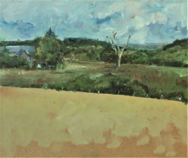 Peinture intitulée "st pierre sur erves" par Boris Garanger, Œuvre d'art originale, Huile