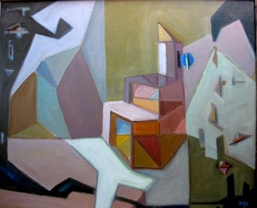 Картина под названием "Земля и небо   (The…" - Boris Kotov, Подлинное произведение искусства, Масло