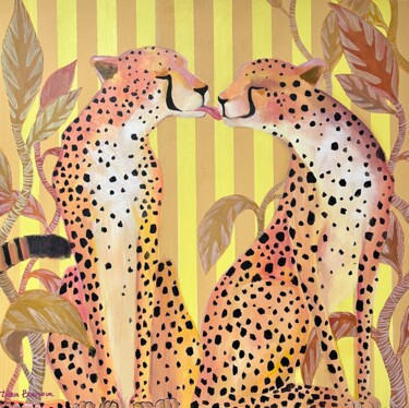 Pintura intitulada "Mi Amor. Acrylic pa…" por Daria Borisova, Obras de arte originais, Acrílico