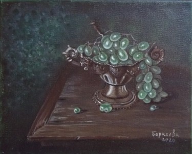 제목이 ""Виноград""인 미술작품 Irina Borisova로, 원작, 기름 나무 들것 프레임에 장착됨