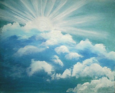 Картина под названием "Свет" - Irina Borisova, Подлинное произведение искусства, Масло Установлен на картон