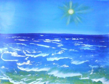 Painting titled "Море" by Irina Borisova, Original Artwork, Oil