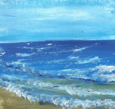 Картина под названием "Волны" - Irina Borisova, Подлинное произведение искусства, Масло