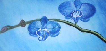 Malerei mit dem Titel "Орхидеи.2016" von Irina Borisova, Original-Kunstwerk, Öl