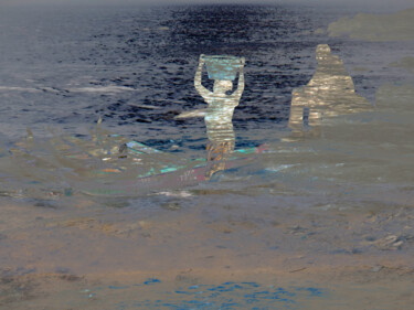 Fotografía titulada ""Impression 3 "" por Borrel, Obra de arte original, Fotografía digital Montado en Otro panel rígido