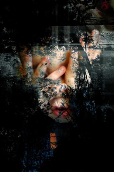 Фотография под названием "Hide and Seek" - Borrel, Подлинное произведение искусства, Цифровая фотография Установлен на картон