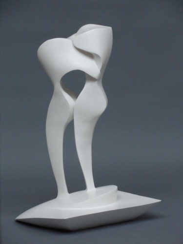 Skulptur mit dem Titel "Complicité tirage n…" von Borsotti, Original-Kunstwerk, Giesserei