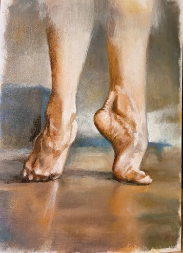 Painting titled "Dance" by Borys Gierlinski, Original Artwork, Oil