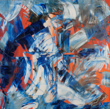 Картина под названием "farbenfroh" - Bosa Steinert, Подлинное произведение искусства, Масло