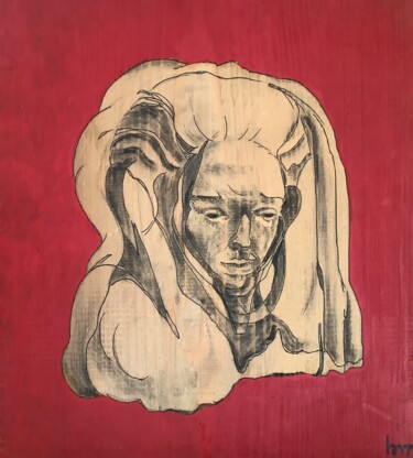 Malarstwo zatytułowany „Medulla” autorstwa Bossquito, Oryginalna praca, Silverpoint